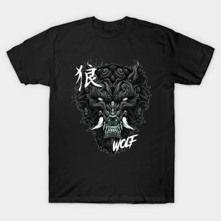 JAPANASE FUU WOLF T-Shirt